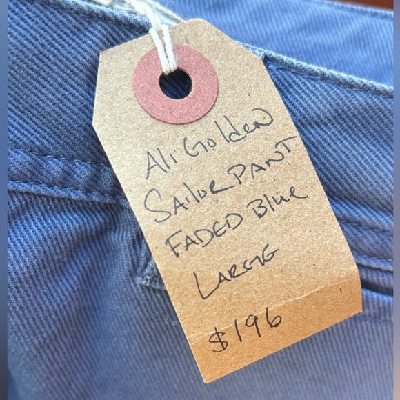 Ali Golden Sailor Pant in Faded Indigo NWT - Picture 4 of 5